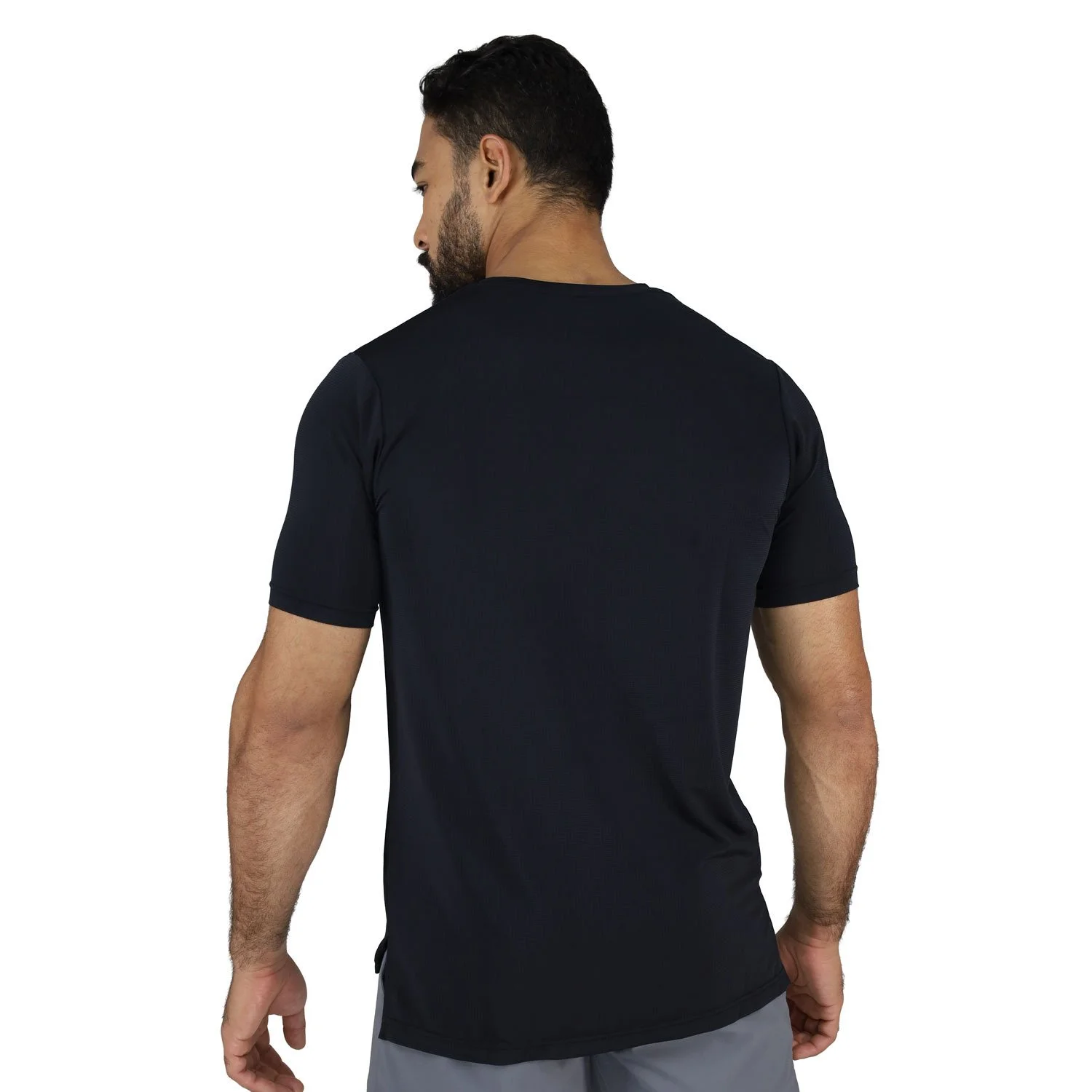 detalle de la tela transpirable del t-shirt everlast