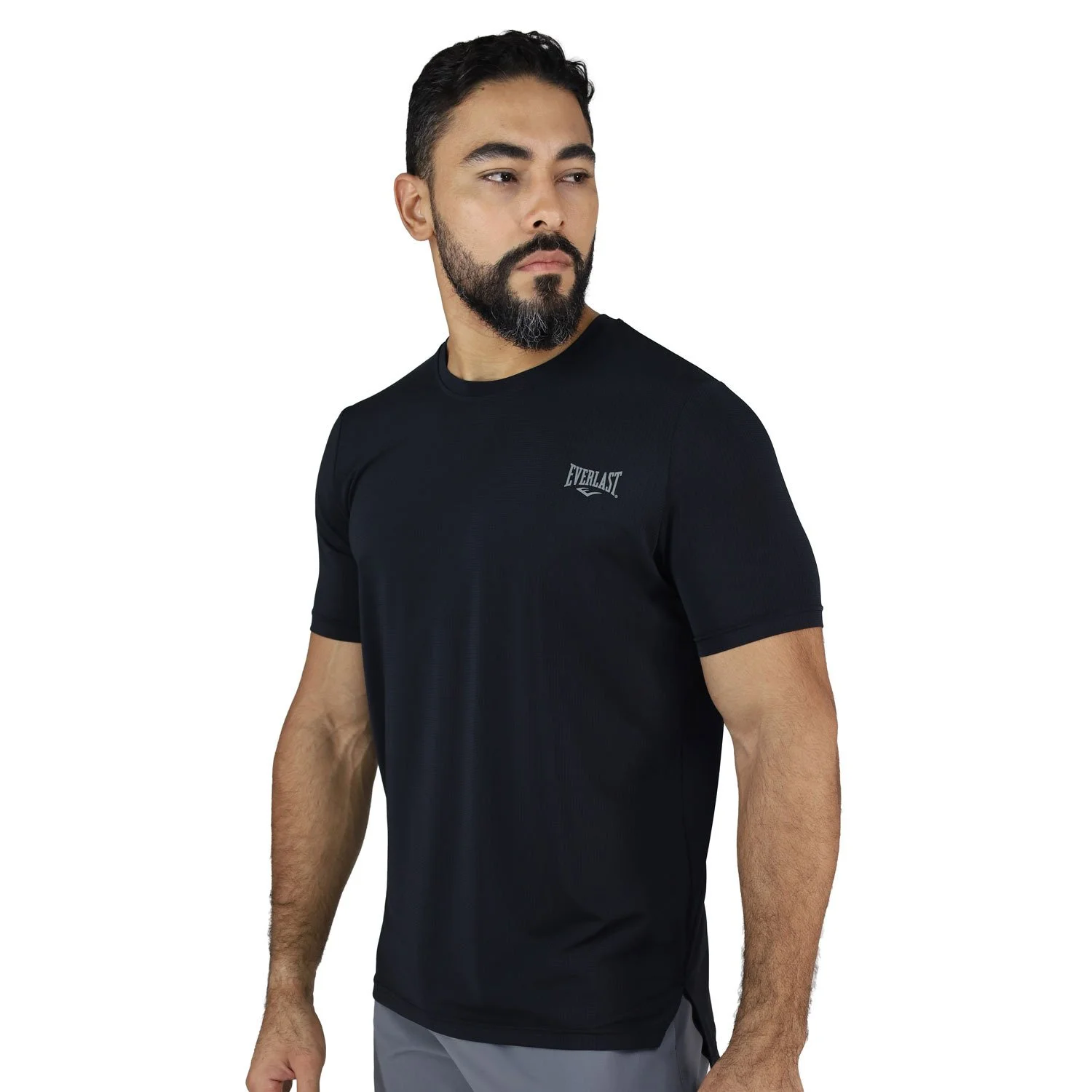 vista posterior del t-shirt everlast transpirable poliester