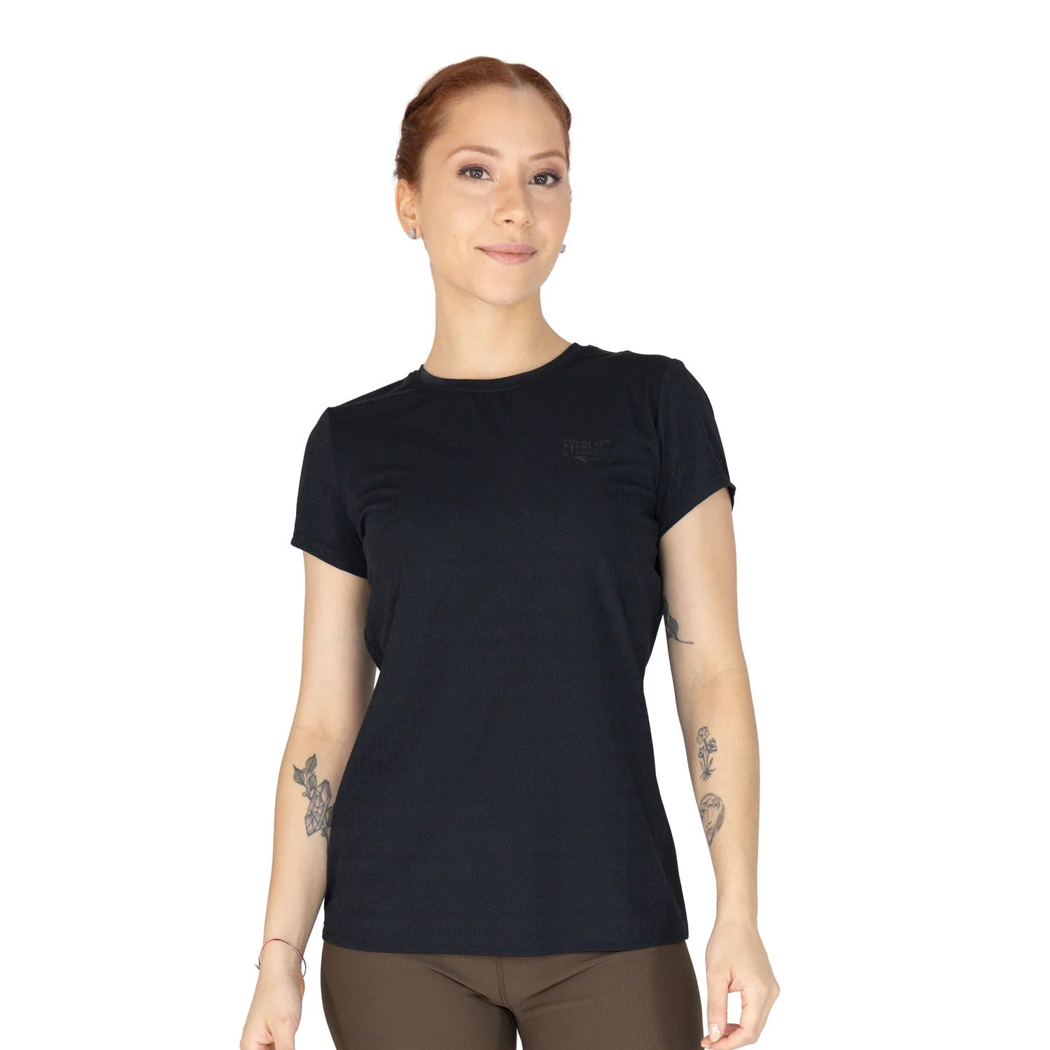 vista posterior del t-shirt everlast poliester blend
