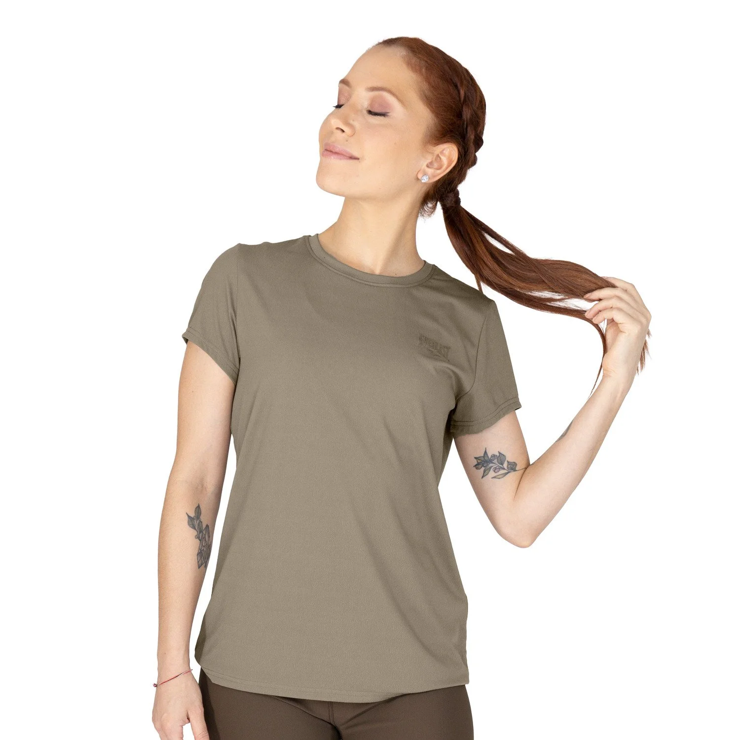t-shirt poliester everlast blend, vista frontal de la camiseta deportiva