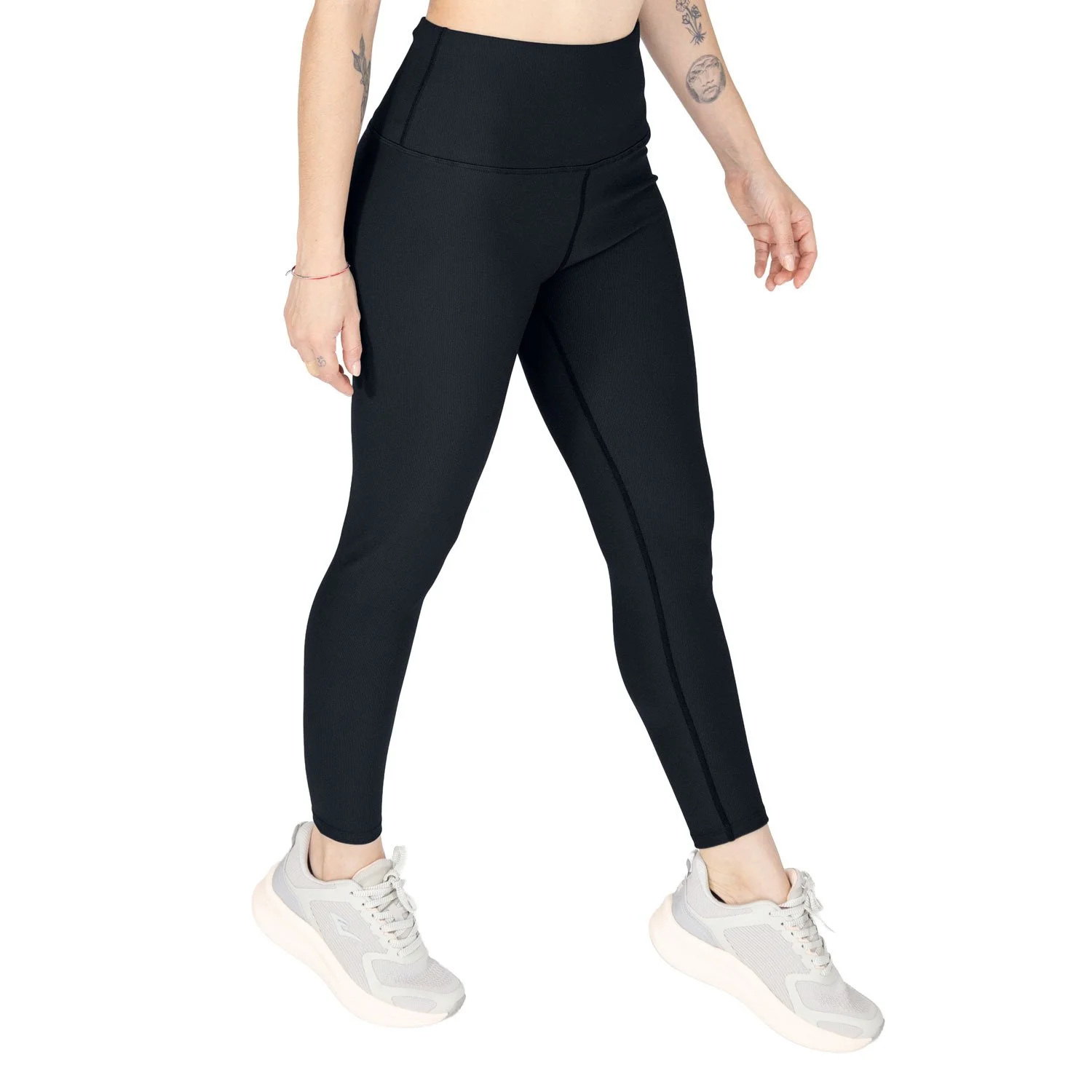 vista trasera del legging