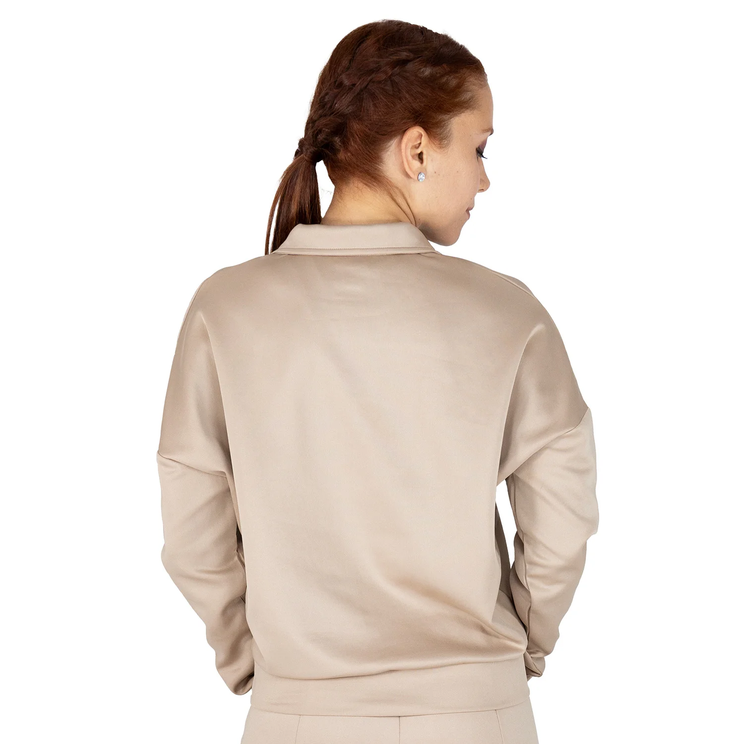 detalle de la sudadera, telas transpirables