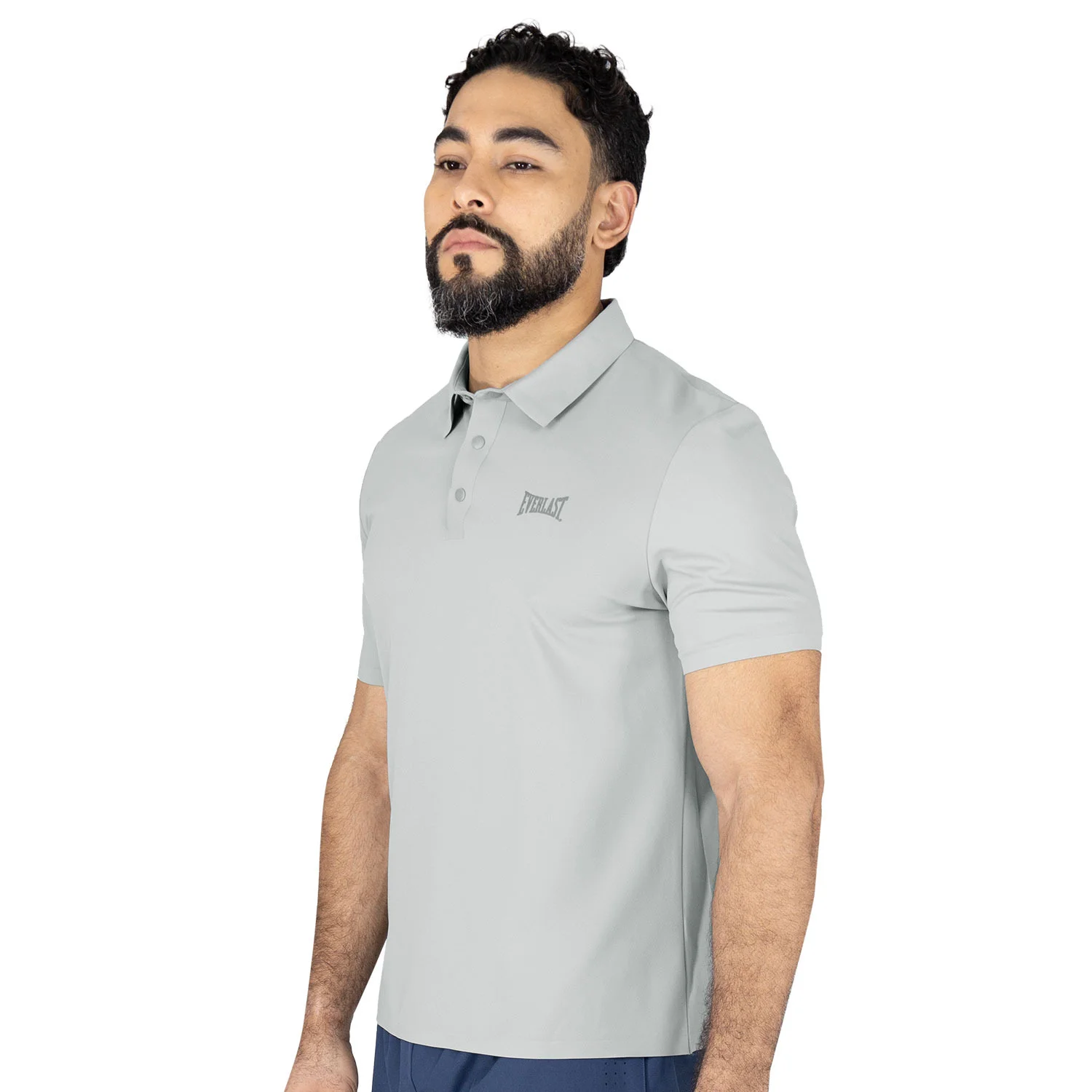 vista posterior del polo poliester everlast ace