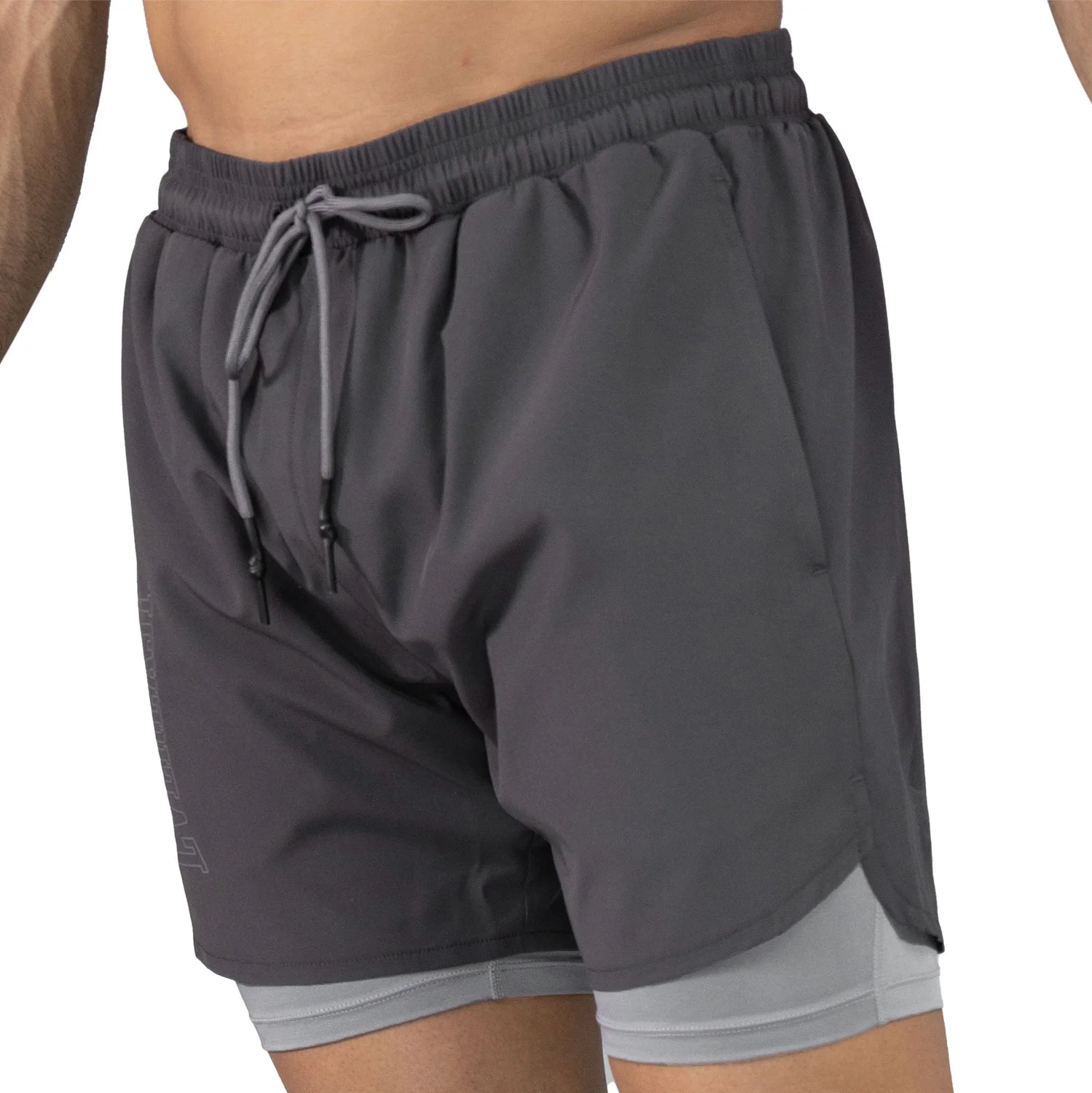 vista posterior del short everlast transpirable poliester