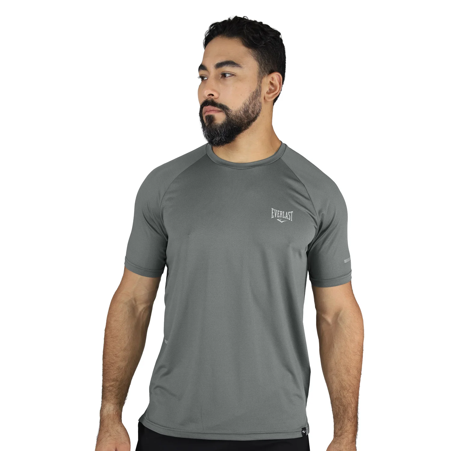 detalle de la tela transpirable del t-shirt everlast
