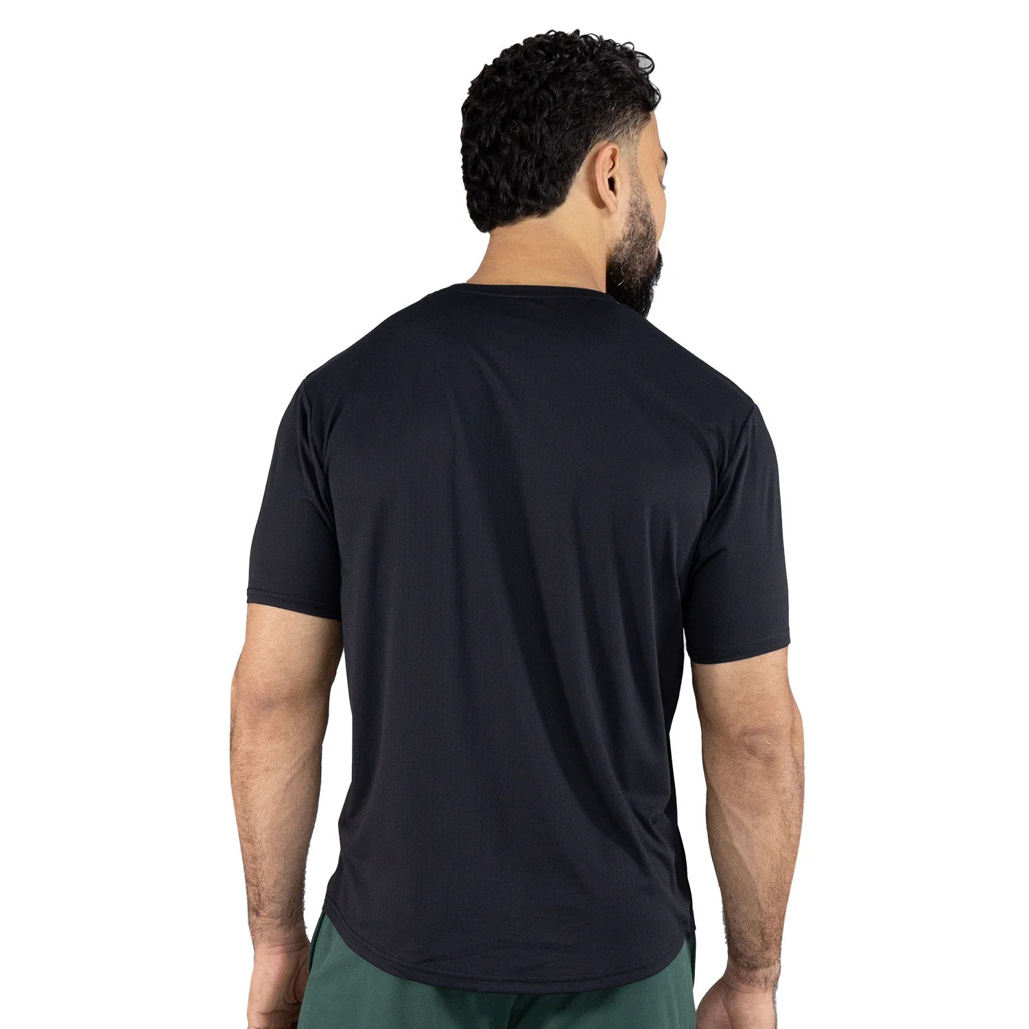 detalles de la tela transpirable del t-shirt