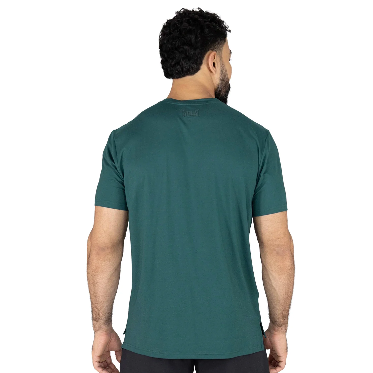 detalle de la costura del t-shirt spandex everlast e-day