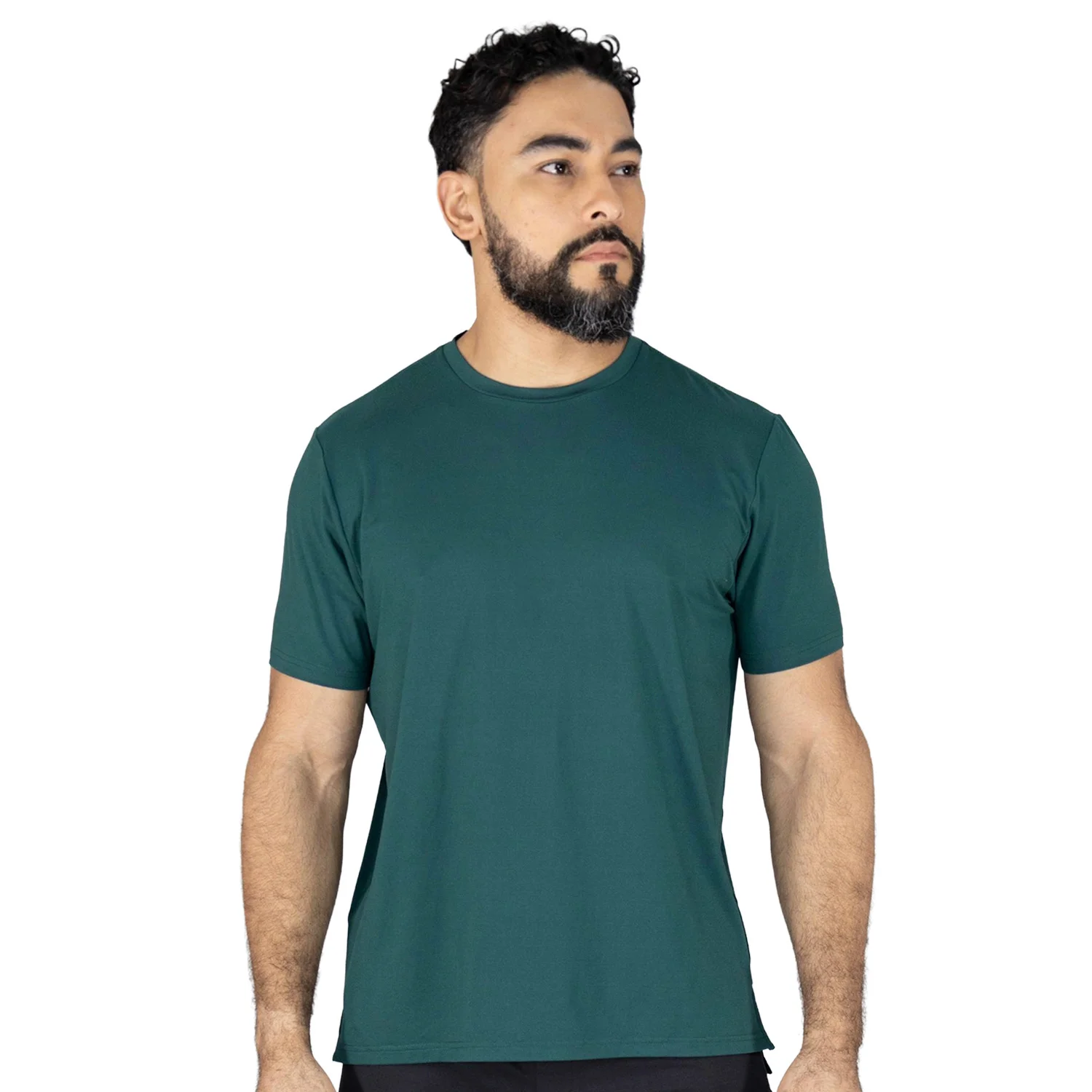 vista posterior del t-shirt spandex everlast e-day