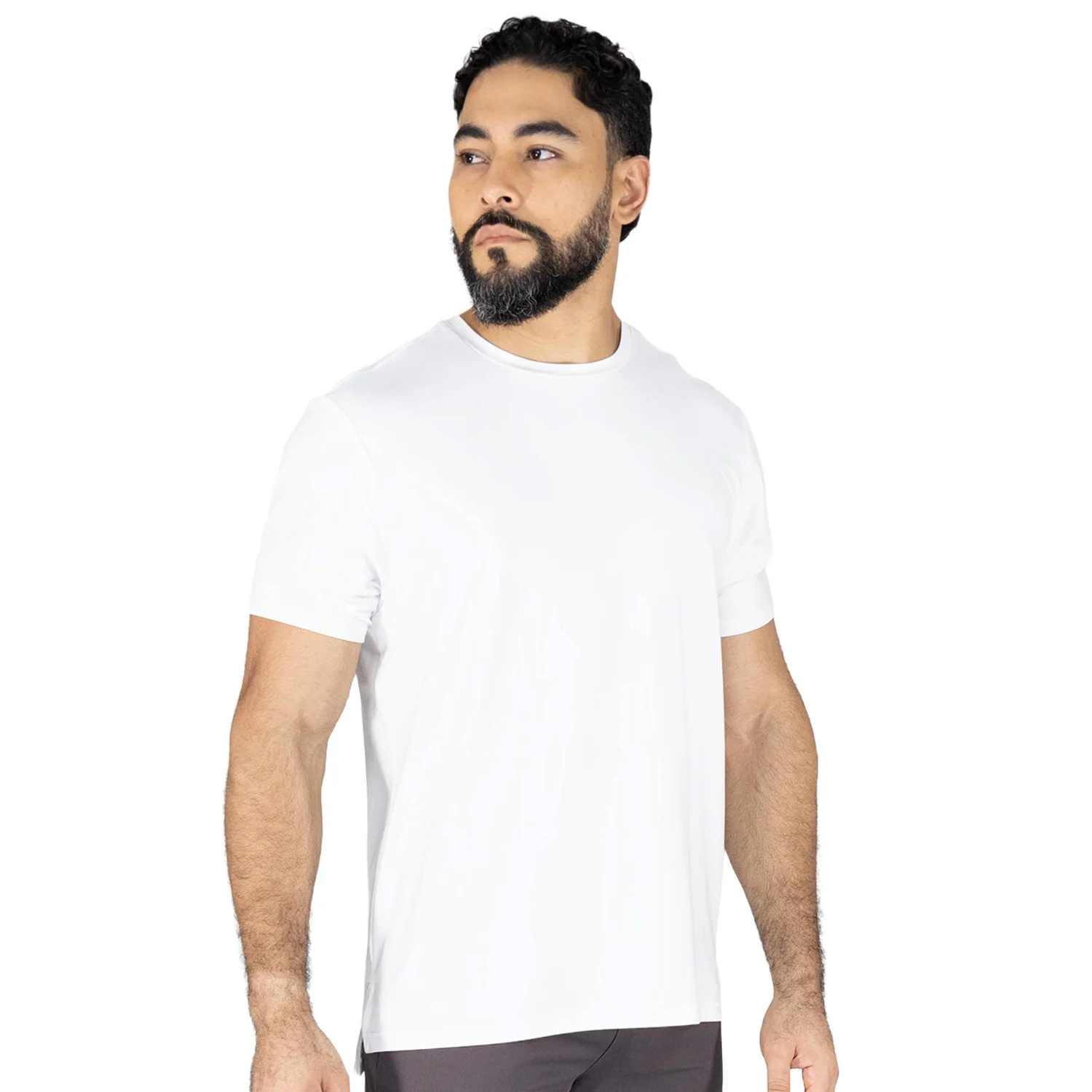 vista posterior del t-shirt everlast e-day spandex, diseño moderno