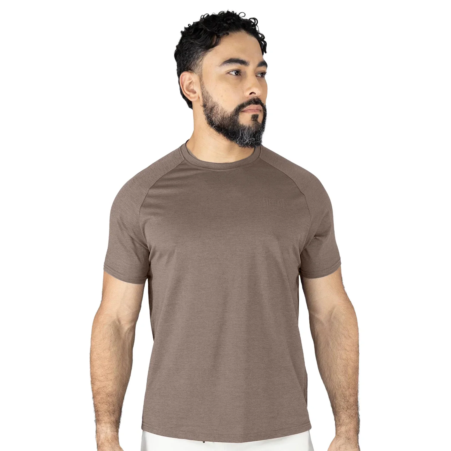 vista posterior del t-shirt everlast e-day poliester