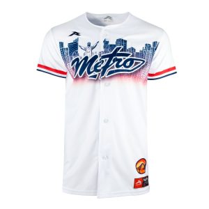 Sueter de beisbol runic metro blanco alta calidad