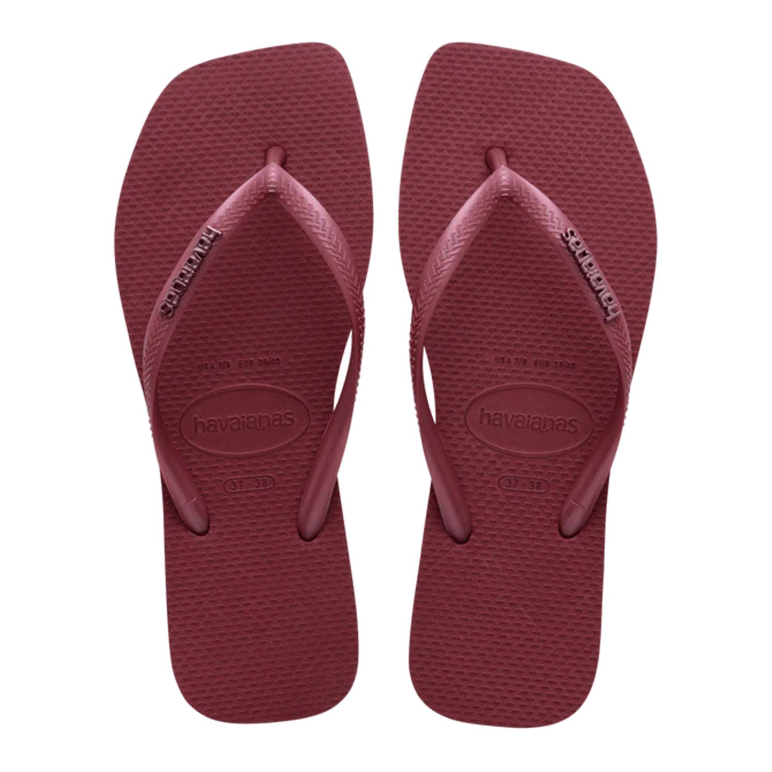 sandalias havaianas metallic slim logo para mujer con detalle metálico