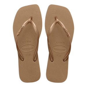 Sandalias slim logo metallic havaianas confort y estilo