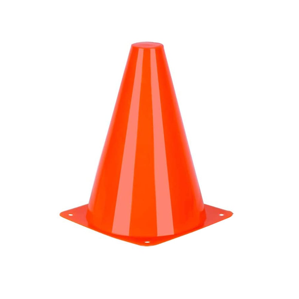 Cono de entrenamiento con detalles de tamaño