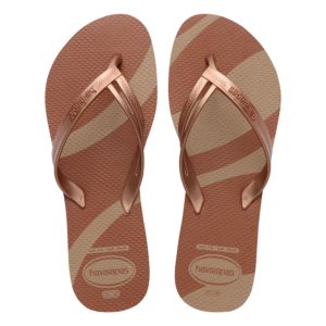 sandalias elegance print havaianas con estampado floral