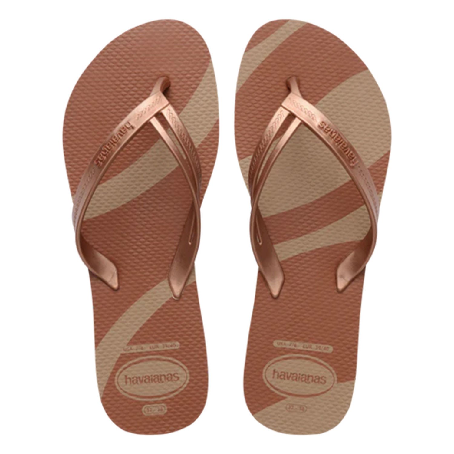 sandalias elegance print havaianas con estampado floral