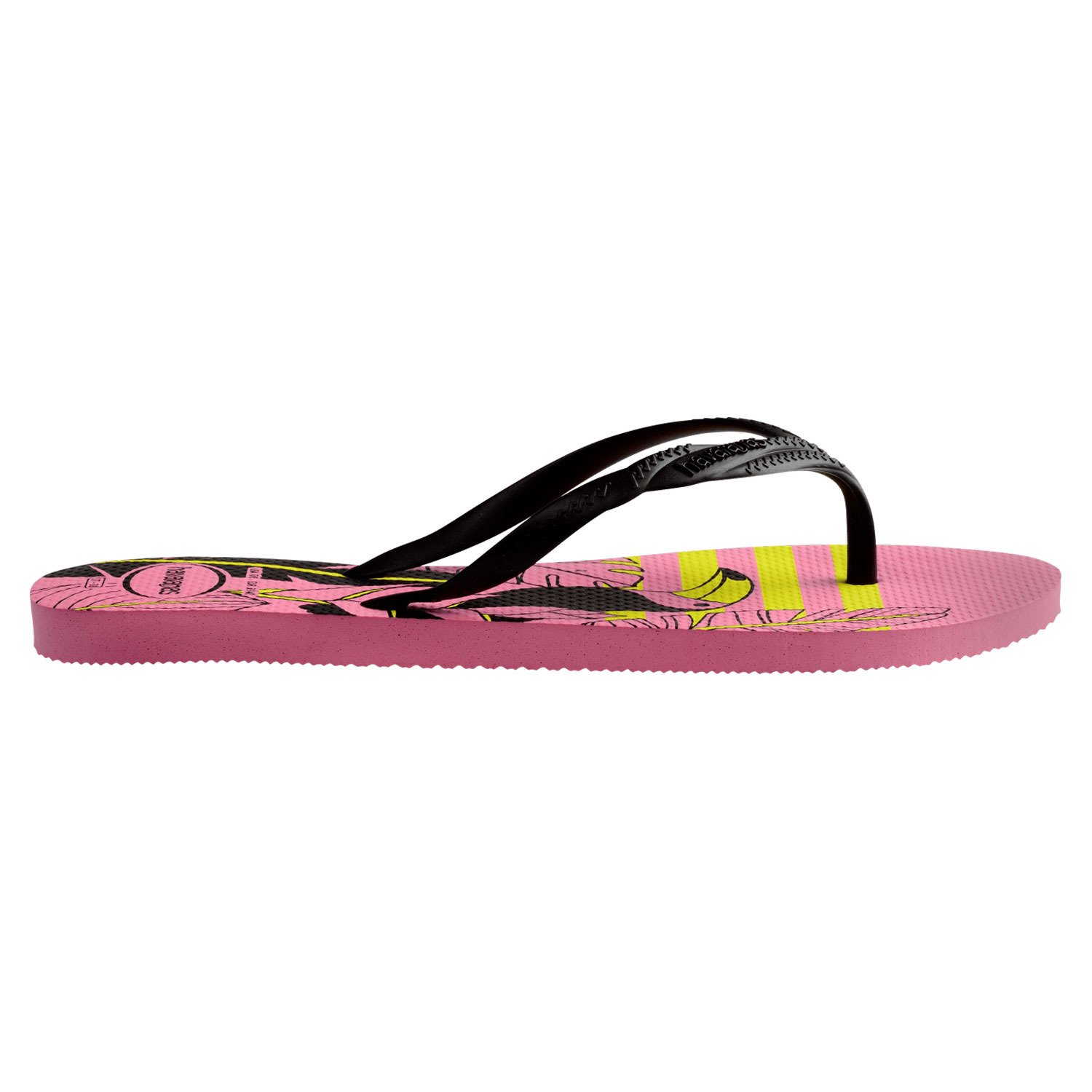 detalle de la suela de las sandalias fantasia style fc havaianas