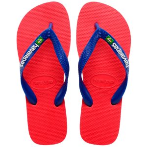 sandalias brasil logo fc de caucho