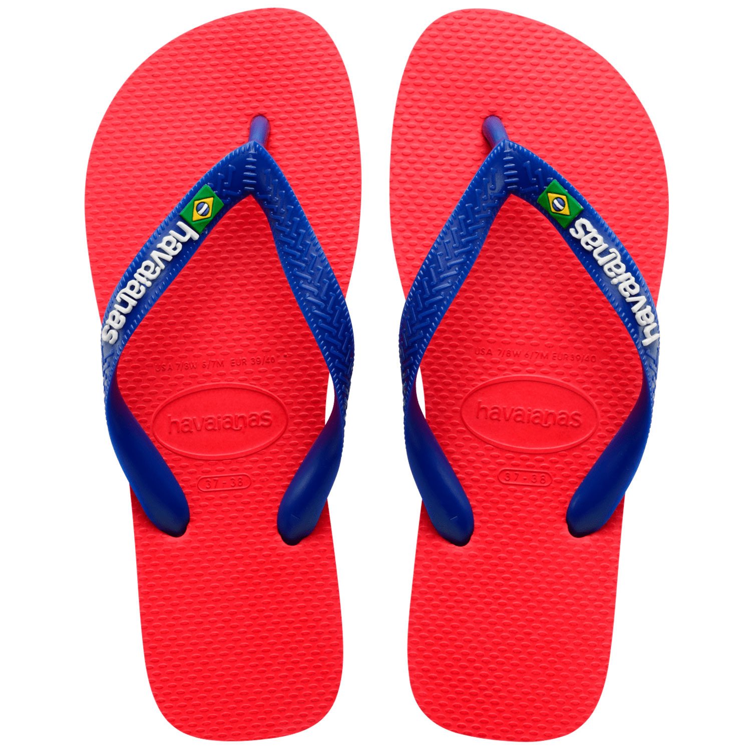 sandalias brasil logo fc de caucho