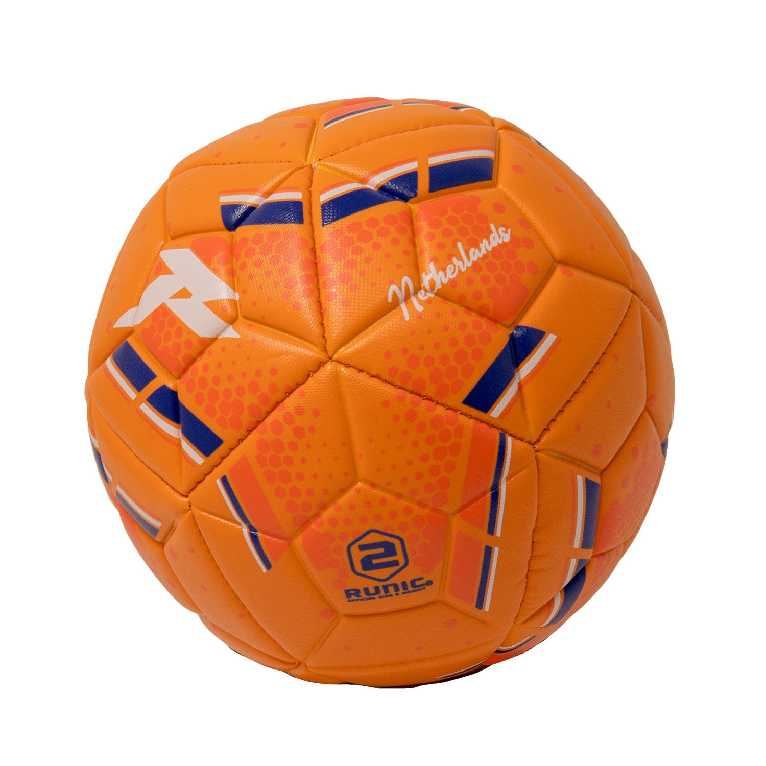 balón de fútbol duradero, detalle de costuras y textura