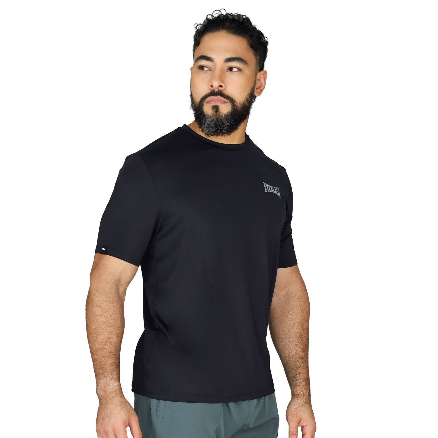 detalle de la tela transpirable del tshirt para hombre everlast falcon III