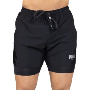 short warp 2en1 dynamic de Everlast, short deportivo