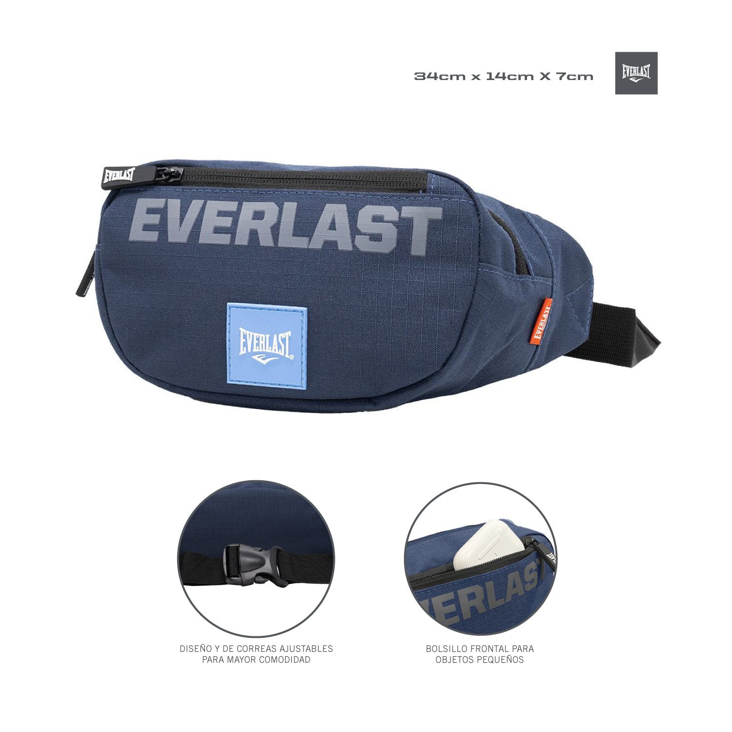 Bolso Everlast Cintura Ajustable Resistente