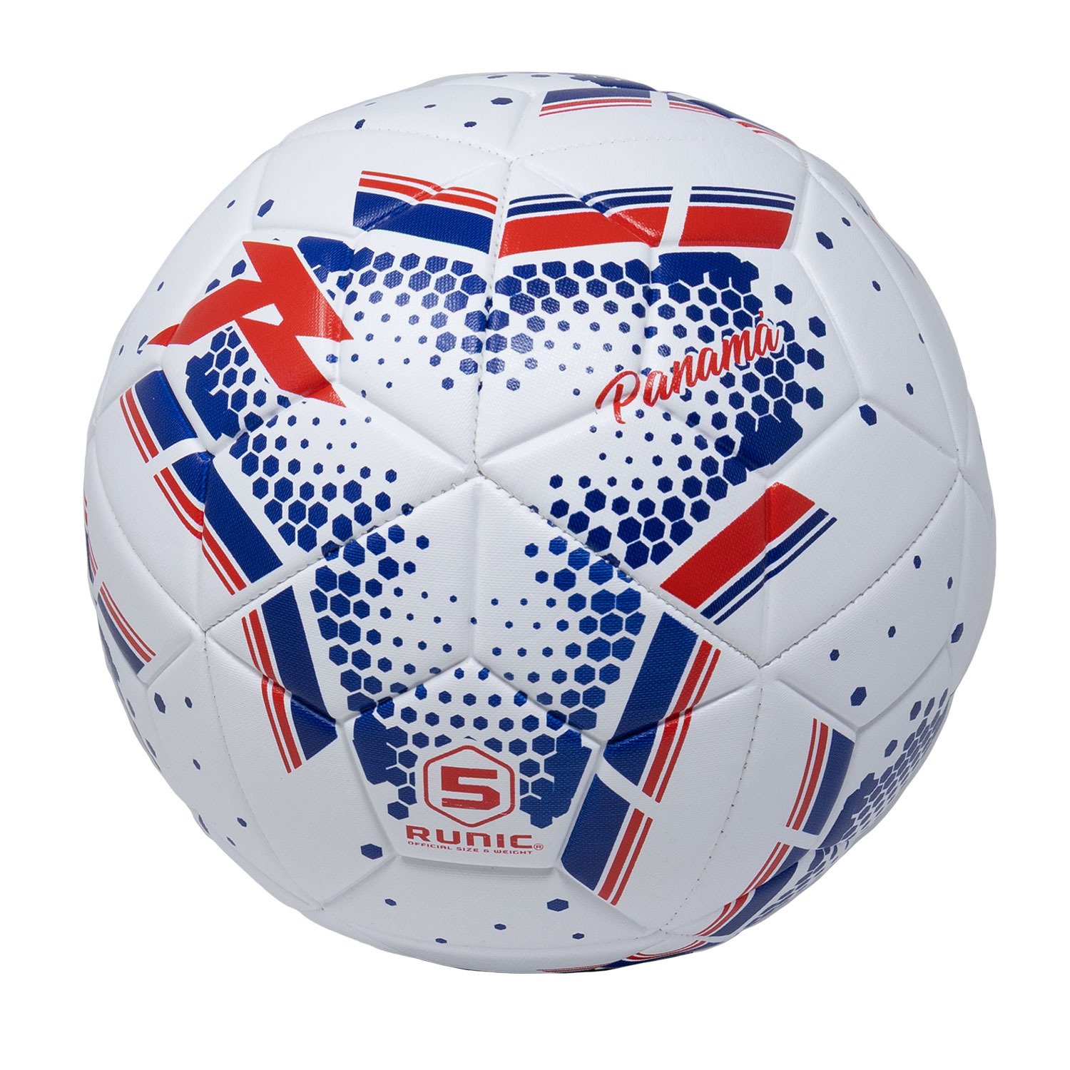 pelota de fútbol de calidad Runic, detalle de textura y costuras