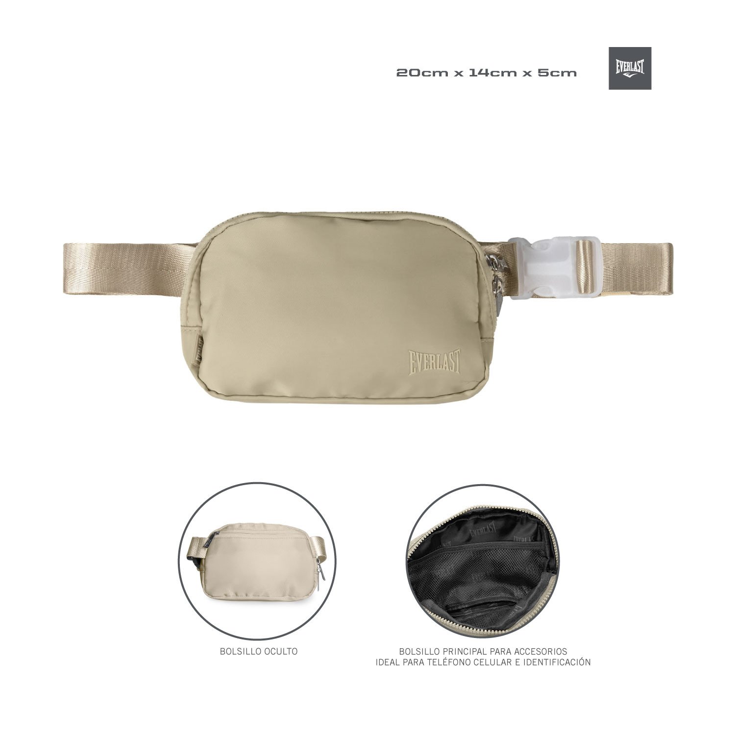 Bolso de cintura Everlast Ligero para accesorios
