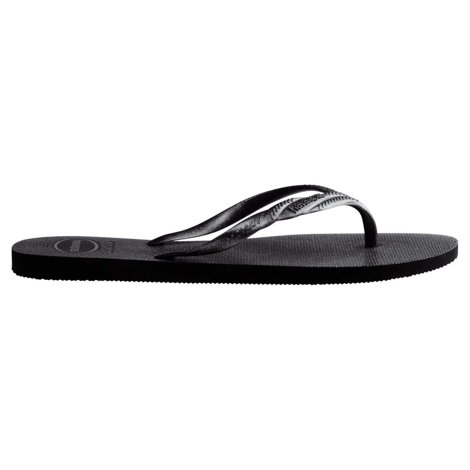 detalle de la suela, sandalias havaianas fantasia