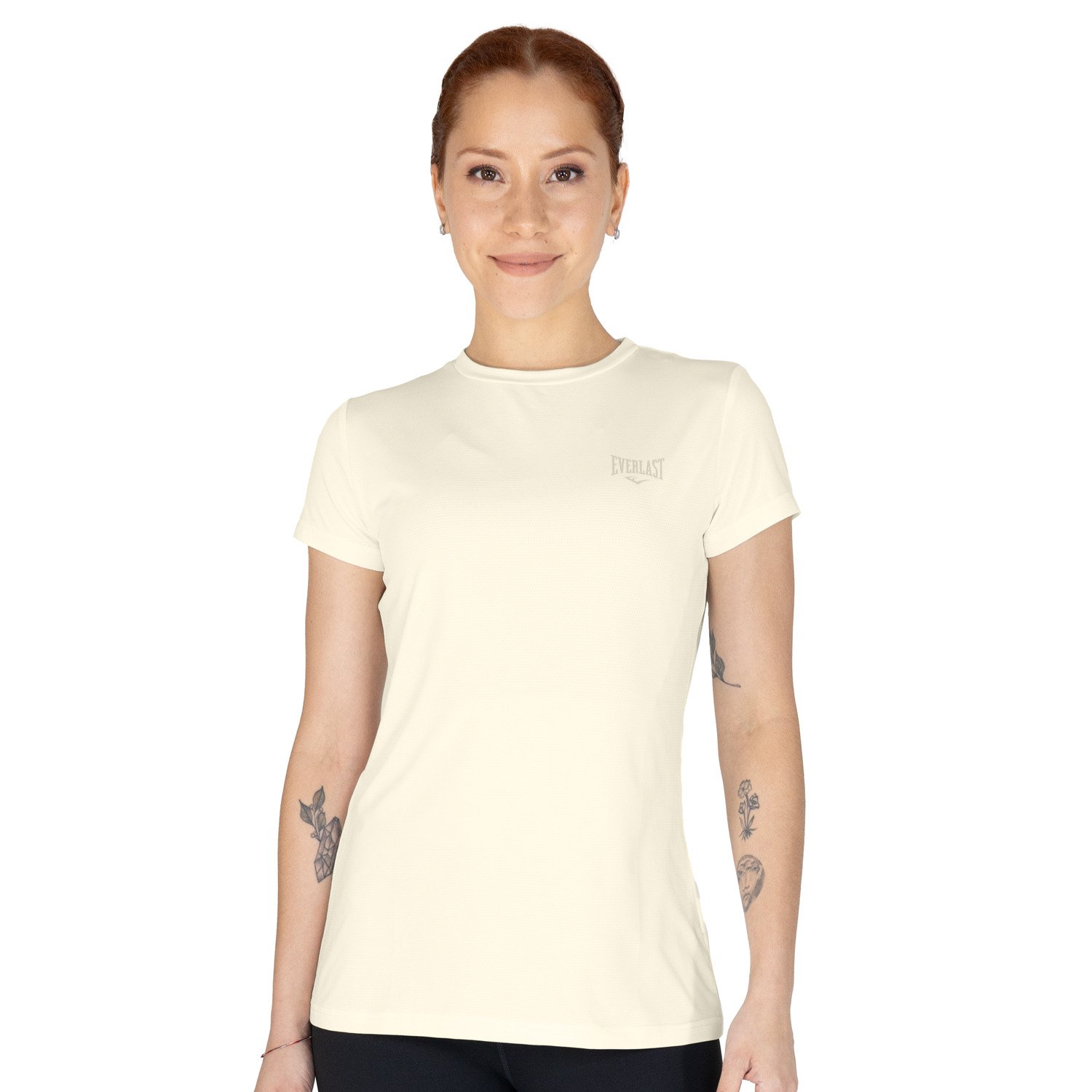 vista posterior de la tshirt fem poly everlast top