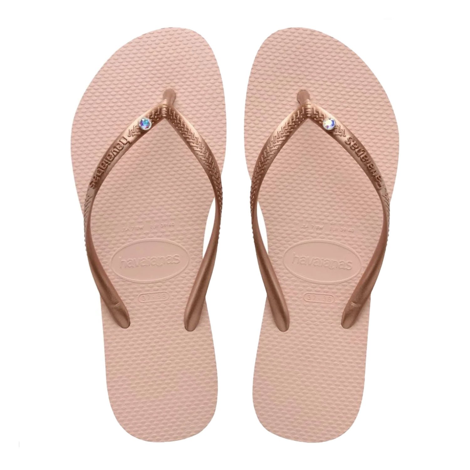 sandalias color fc havaianas, diseño clásico de caucho.