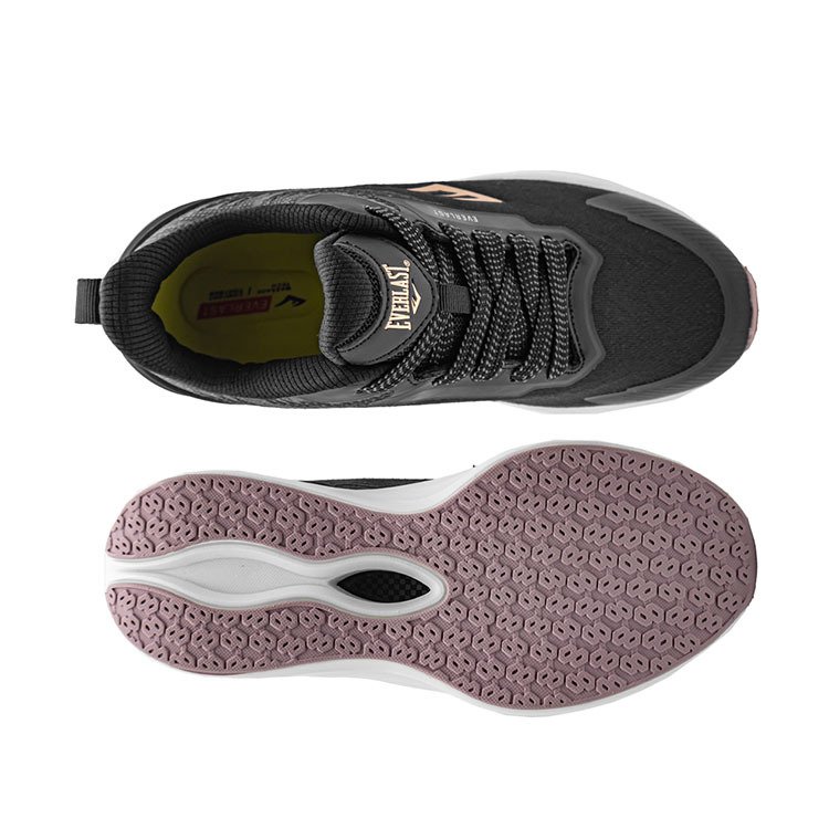vista lateral de la zapatilla de mujer sheba everlast