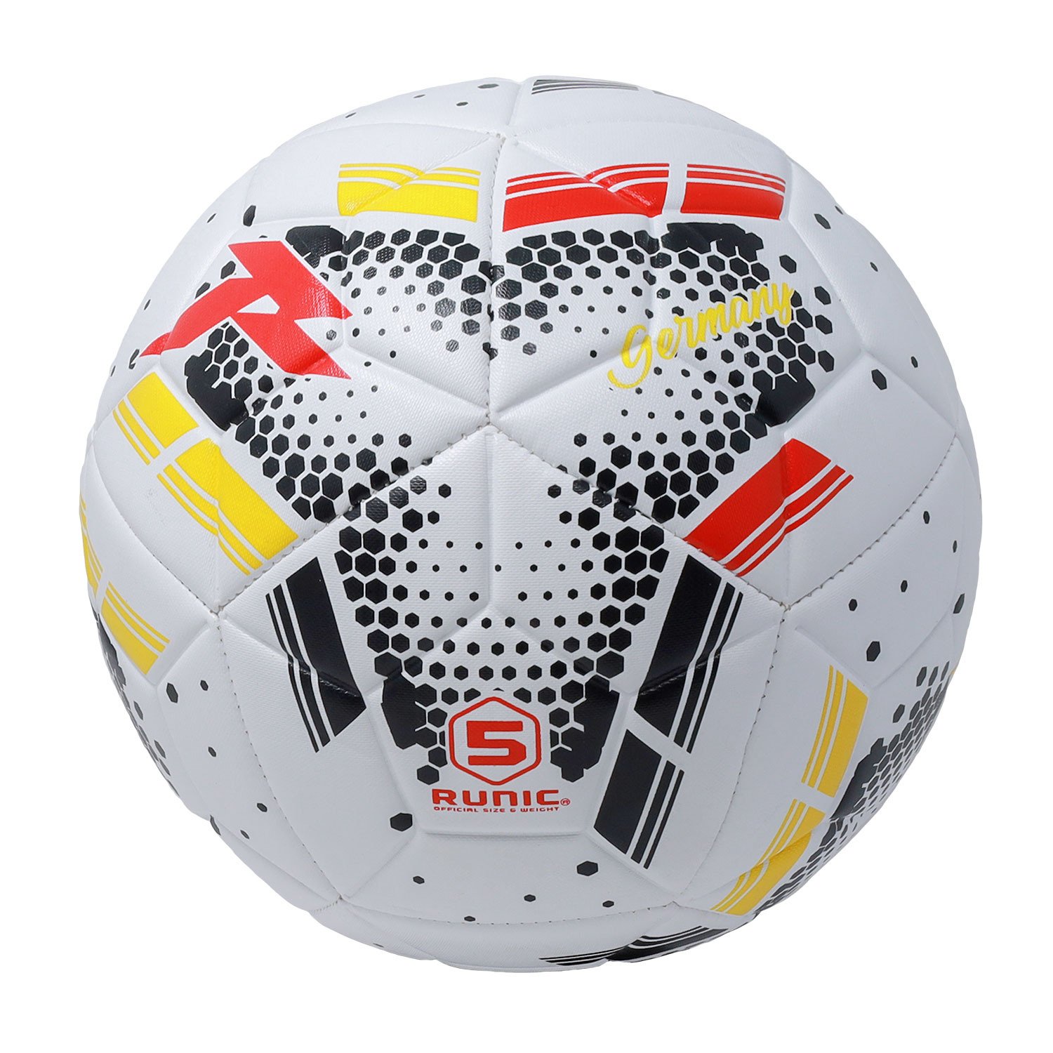 balón de fútbol duradero Runic, mostrando detalles de diseño