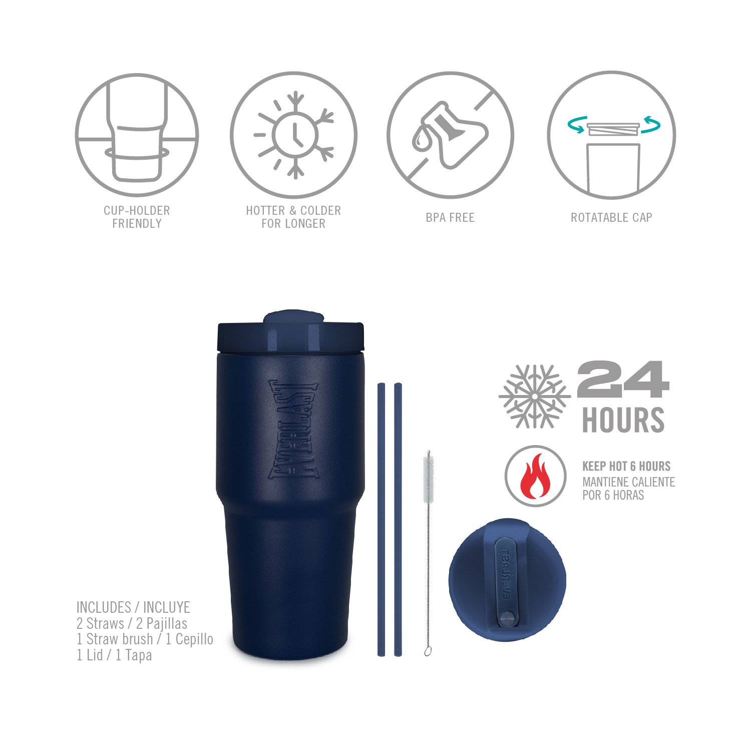 tumbler everyday 600 ml everlast tumbler inoxidable