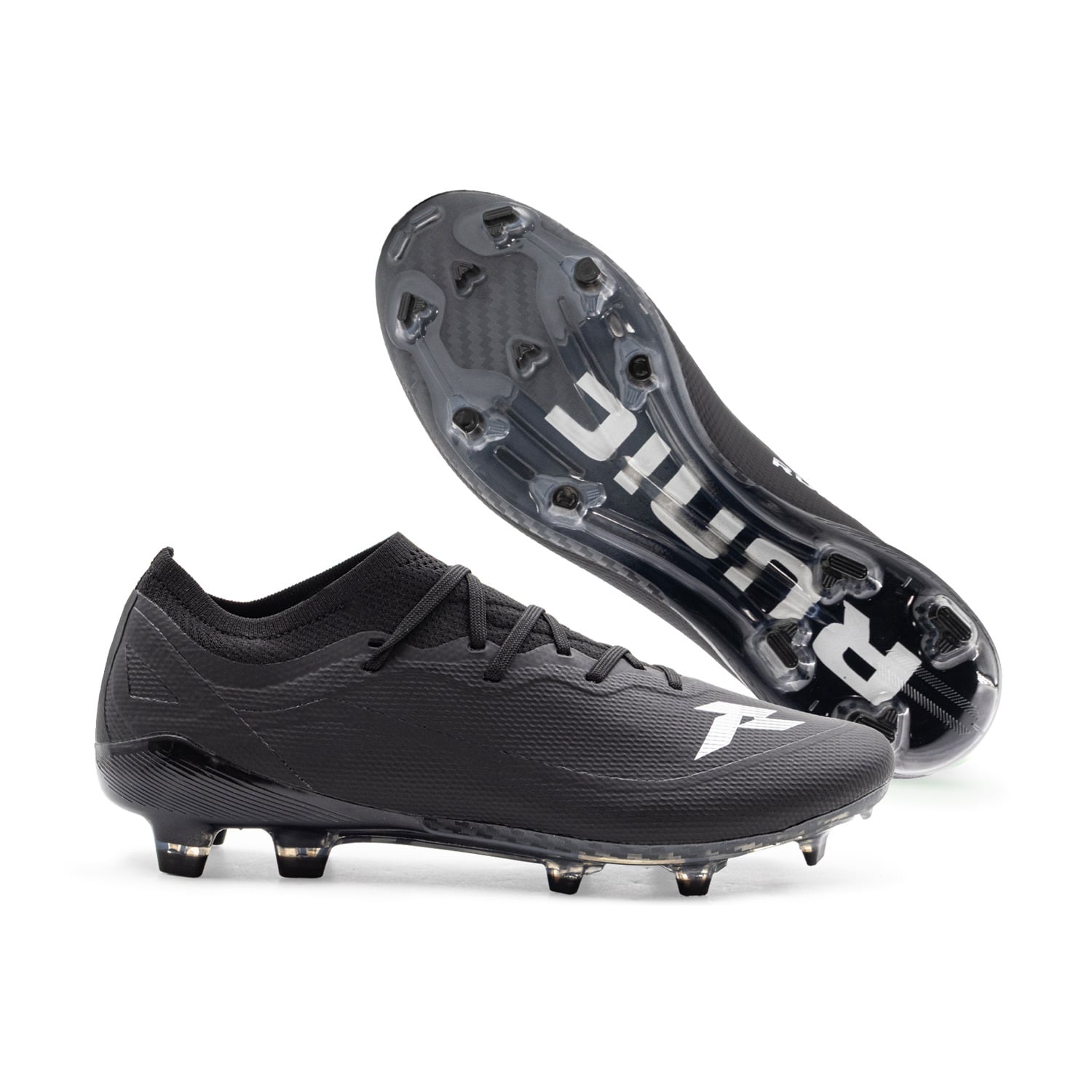 Tacos de Futbol Invictus Negro Runic - Imagen 2