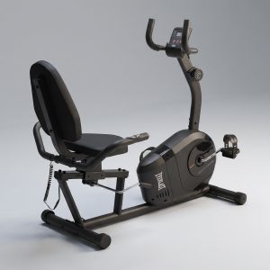 Bicicleta reclinada Everlast con consola digital y asiento ajustable