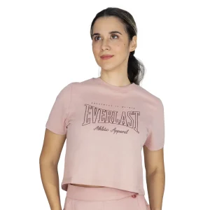 Crop top mujer rosa Everlast Greatness vista frontal