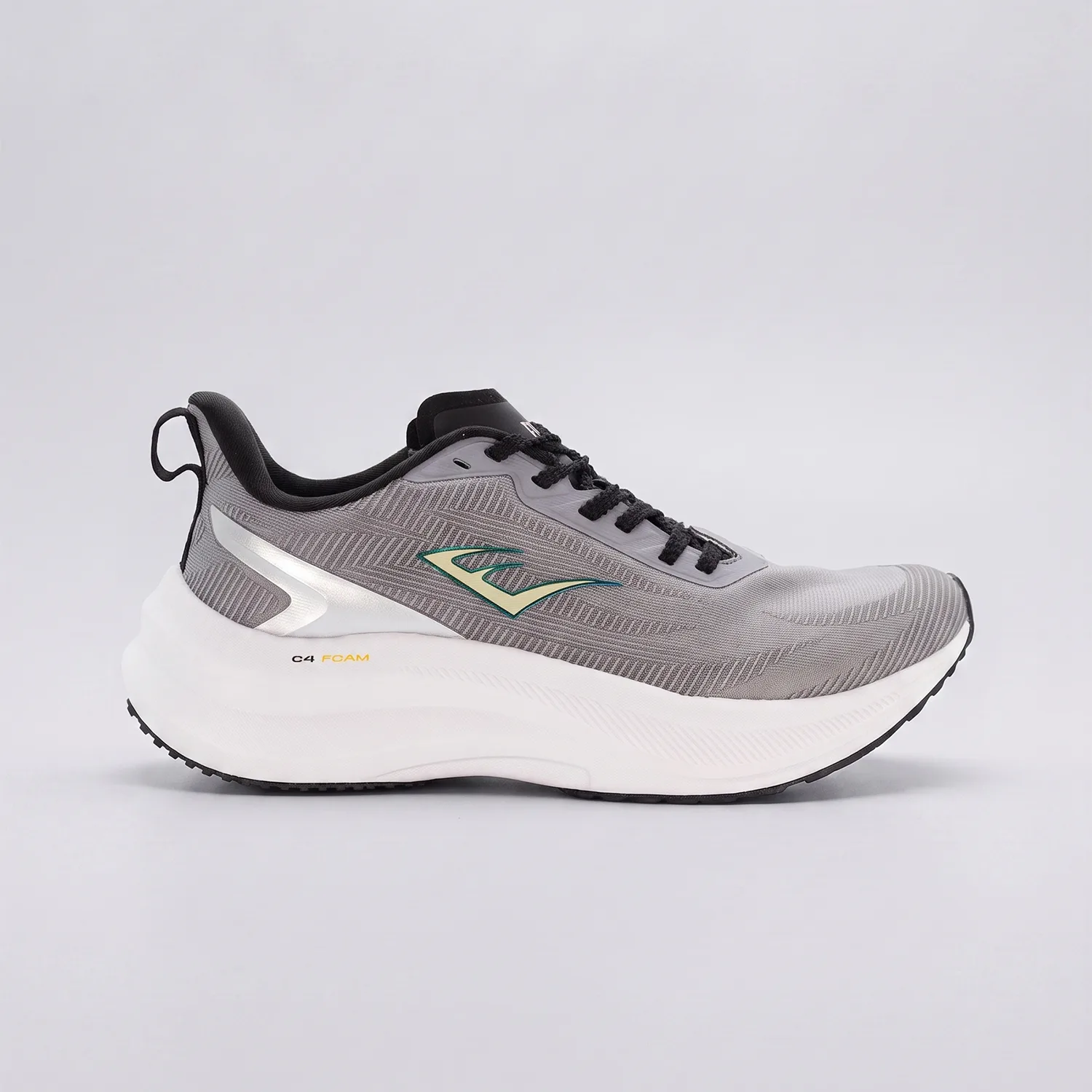 Zapatillas Elite Axton-D2 Everlast para dama en color Gris/Blanco, vista lateral