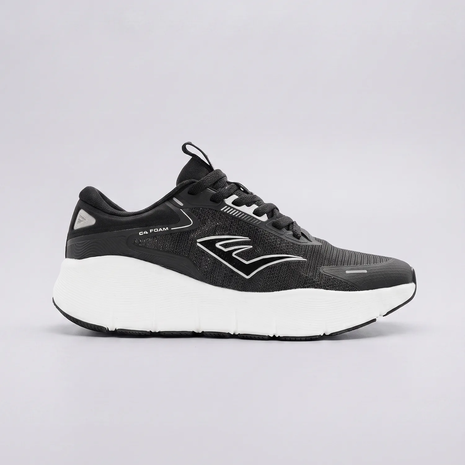 Zapatillas Elite Forge-C1 Everlast para hombre en colorway Negro/Blanco, modelo de gimnasio y estabilidad
