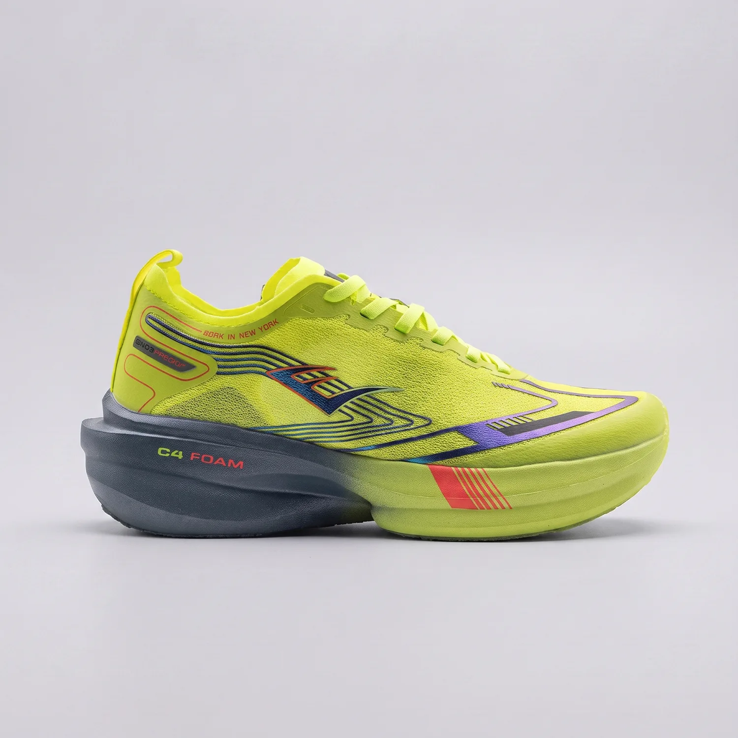Zapatillas Elite Venom-C2 Everlast para hombre en color Verde neon/Gris, vista lateral
